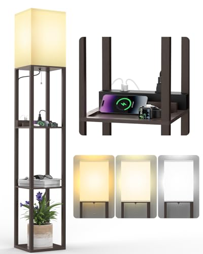 PAZZO Floor Lamp with Shelves