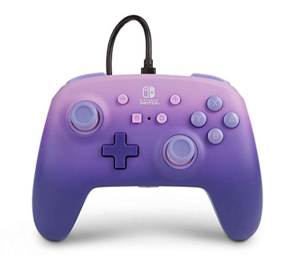  Nintendo Switch - Lilac Fantasy, purple, gamepad, wired video game controller, gaming controller - Wired Controller Edition