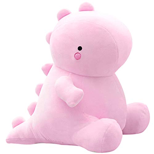 VHYHCY Cute Dinosaur Plush Toys, Fat Dinosaur Stuffed Animals Toys Dolls, Soft Plush Stuffed Animal Dino Plushie, Birthday Gifts for Kids Girls Boys Pink 20 inch - Sweet Pink - 20 inch
