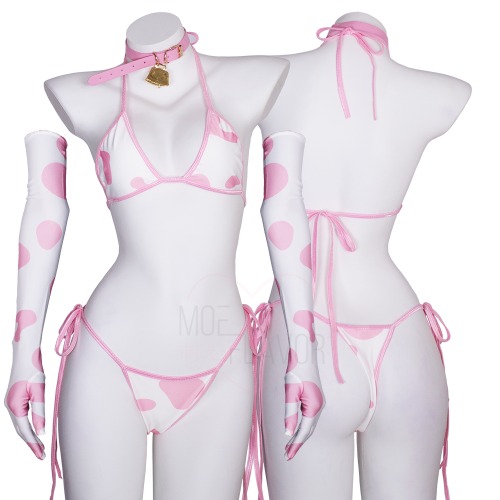 Cow Bikini - Pink / XL/2XL