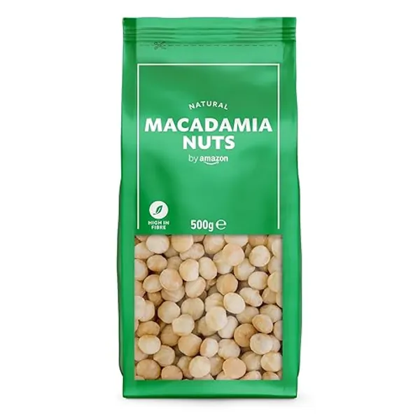 by Amazon Macadamianüsse, Ungesalzene, 500g (1er-Pack) - 500 g (1er-Pack)