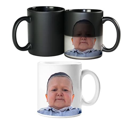 Hasbulla - Taza de meme que cambia el calor, regalo para amigos, divertida taza mágica de café