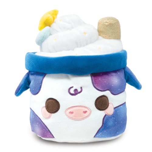 Cuddle Barn - Cosmic Mooshake | Super Soft Cute Kawaii Cow Dessert Drink Collectible Stuffed Animal Plush Toy, 10 inches - Cosmic Mooshake