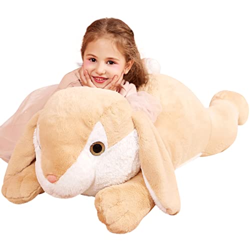 IKASA Giant Rabbit Stuffed Animal Plush Toy, 30" Large Bunny Plushy Toy for Kids Girls Boys - Rabbit