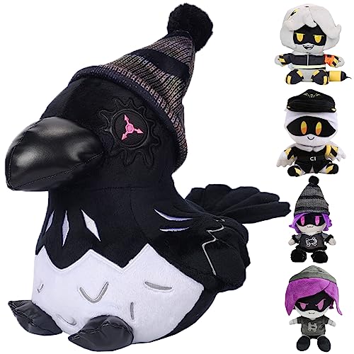 Groydbee Murder Drones Plush, Murder Crow Plush, Anime Cute Plushies, Doll Stuffed Toy Soft Pillow for Boys and Girls Gifts (25cm, Crow) - One Size - Crow