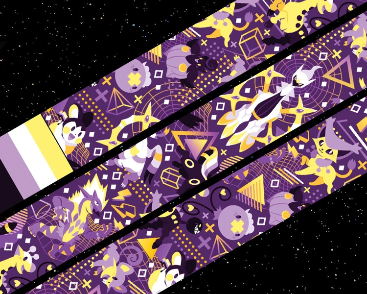Nonbinary Pride XL Lanyard - Starsalts