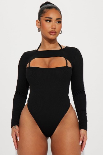 Just Another Day Bodysuit - Black | XL