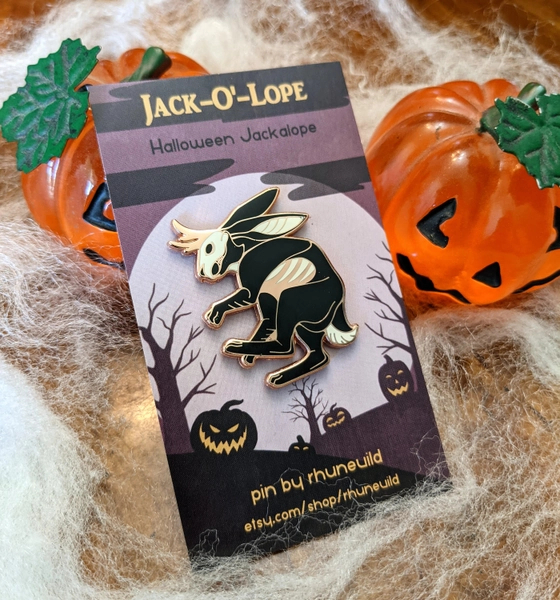 Jackalope Hard Enamel Pin