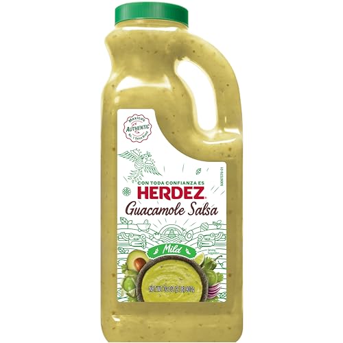 HERDEZ Mild Guacamole Salsa Jug, 32 oz (Pack of 1) - Mild - 2 Pound (Pack of 1)