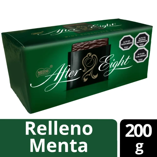 Chocolate Amargo After Eight Relleno Menta 
