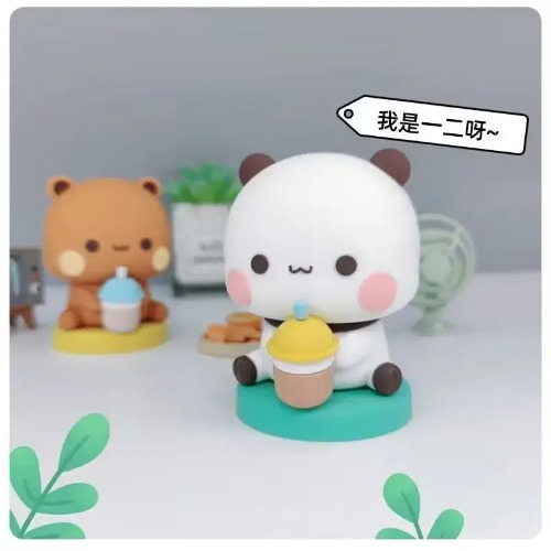 Dudu & Bubu Adorable Collectible Figures for Home Decor - WHITE