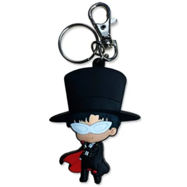 Sailor Moon Anime SD Chibi Tuxedo Kamen PVC Keychain
