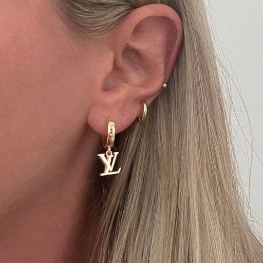 Mini Louis Gold Hoop Earrings | Default Title