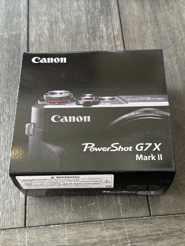Canon PowerShot G7 X Mark II 20.1MP Point &amp; Shoot Digital Camera Black US - NEW
