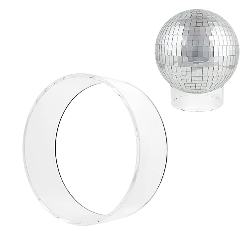 Havenstone Home Acrylic Disco Ball Holder Base, Disco Ball Planter Holder, Wedding Disco Decor, Disco Ball Holder, Disco Ball Base