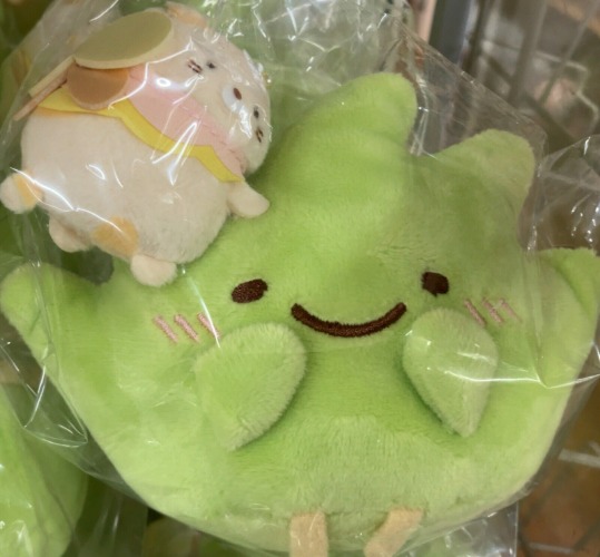 San-X Sumikko Gurashi Mitsuketa Small Stuffed Toy Weed &amp; Fairy Plush Doll New