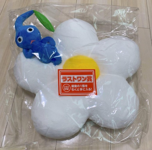 chiban Kuji Collection full of Pikumin Last one Prize Pikmin Flower Cushion NEW
