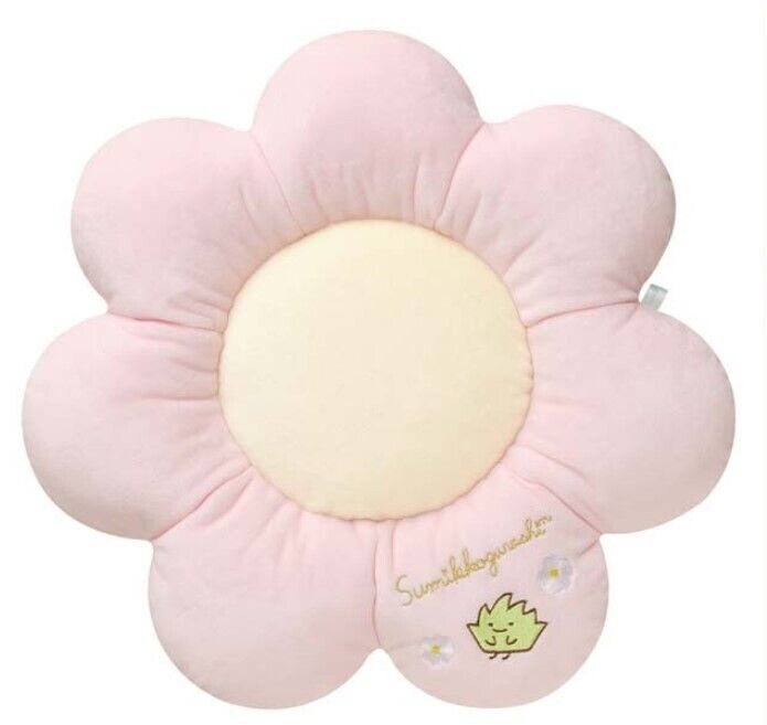 Sumikko gurashi Zassou And Yosei's Flower Garden Cushion Weed and Fairy San-X