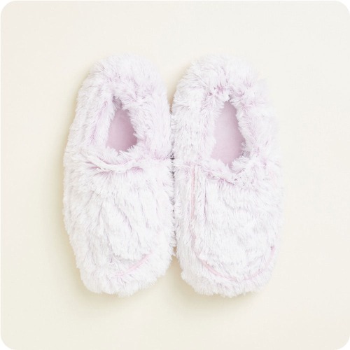 Marshmallow Lavender Warmies Slippers | Default Title