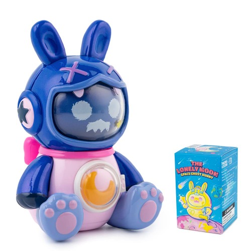 BEEMAI Ghost Bear The Lonely Moon Series 1PC Random Design Cute Figures Desktop Ornament Collectible Toys Birthday Gifts - Lonely Moon 1PC