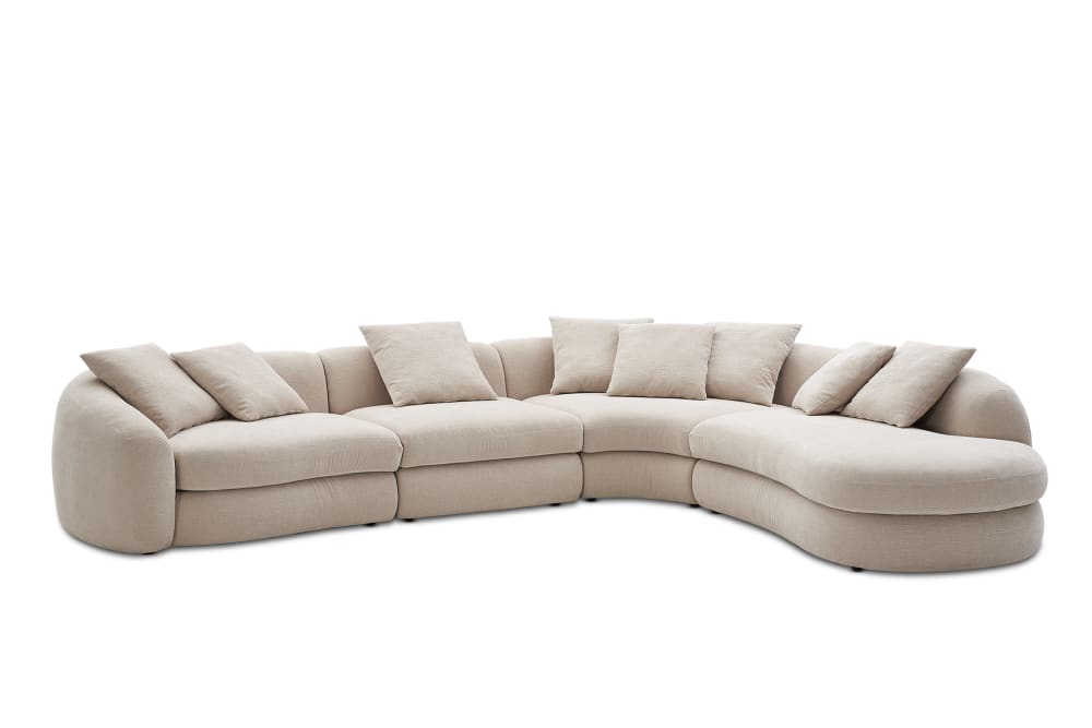 Fable Performance Fabric Extended Chaise Sectional Sofa