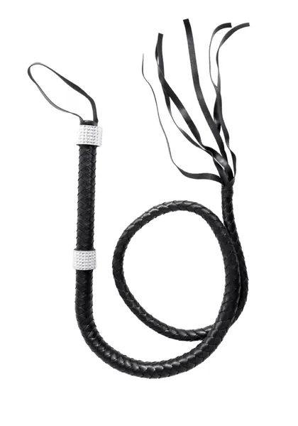 COSTUME RHINESTONE WHIP, Faux Leather Costume Accessory, Cat Woman Cosplay