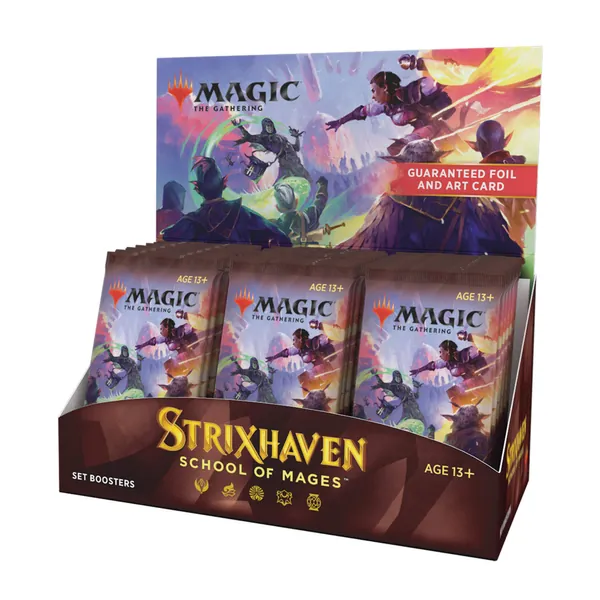 Magic The Gathering Strixhaven Set Booster Box | 30 Packs (360 Magic Cards) - Set Box Only