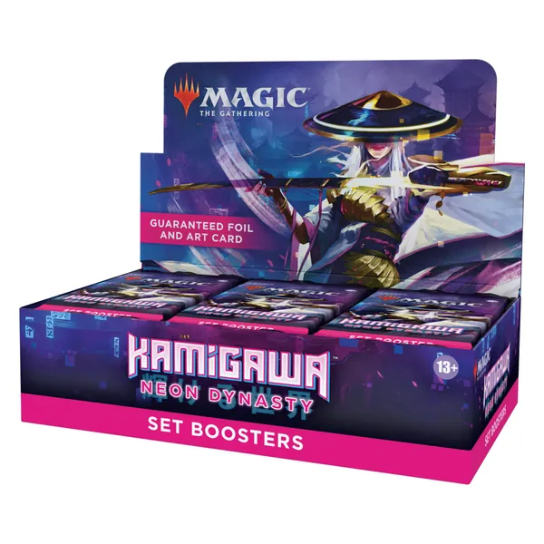 Magic The Gathering Kamigawa: Neon Dynasty Set Booster Box | 30 Packs (360 Magic Cards) - 