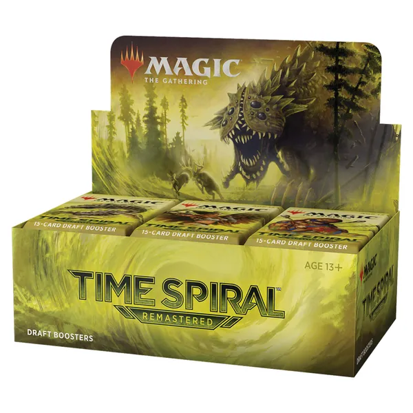 Magic: The Gathering Time Spiral Remastered Draft Booster Box | 36 Packs (540 Magic Cards) - 