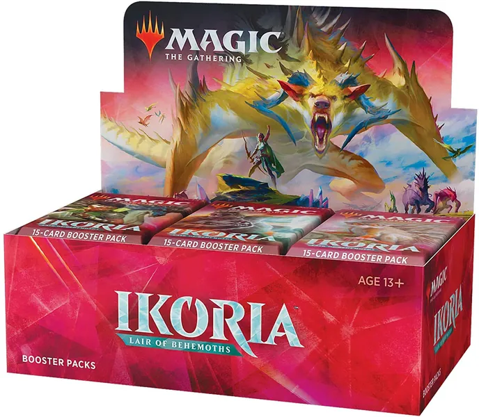 Magic: The Gathering Ikoria: Lair of Behemoths Draft Booster Box | 36 Draft Booster Packs (540 Cards + Box Topper) | Factory Sealed - 