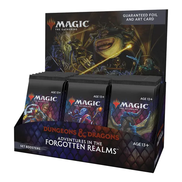Magic: The Gathering Adventures in the Forgotten Realms Set Booster Box | 30 Packs (360 Magic Cards) - Set Booster Box