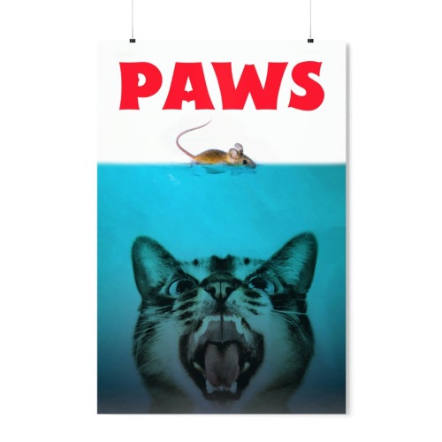 Cat and Mouse Movie Theme Poster - 20″ x 30″ / Matte