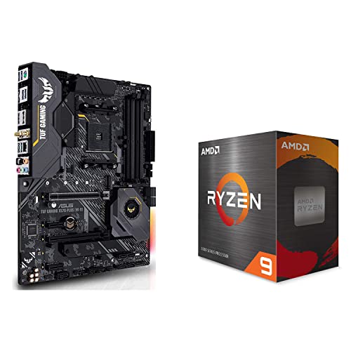 INLAND Micro Center AMD Ryzen 9 5900X 12-core, 24-Thread Unlocked Desktop Processor Bundle with ASUS TUF Gaming X570-Plus (Wi-Fi) AM4 Zen 3 Gaming Motherboard - AMD Ryzen 9 5900X + ASUS TUF Gaming X570-Plus WIFI