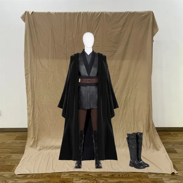 Star Wars Anakin Skywalker Cosplay Costume Dark Vador Anakin Skywalker Robe Hommes Adultes Costume Halloween Anakin Skywalker Manteau