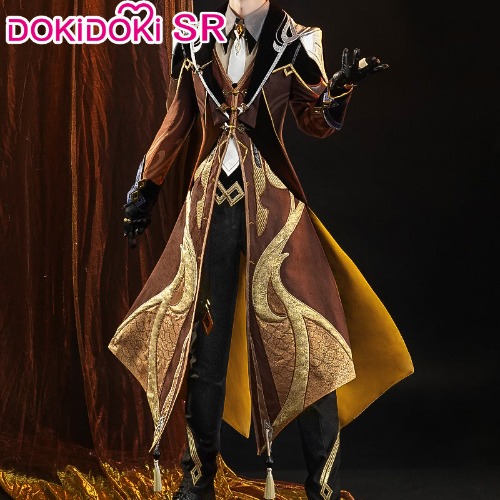 【 Ready For Ship】【Size S-3XL】DokiDoki-SR Game Genshin Impact Zhong Li Cosplay Zhongli | Costume Only-S