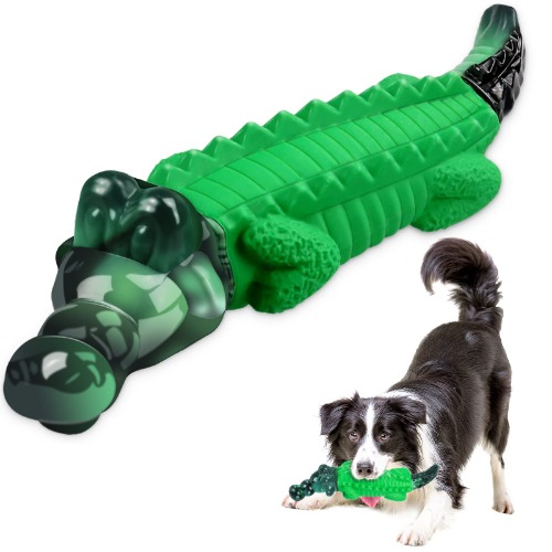 Dog Chew Toys/Tough Dog Toys for Aggresive Chewers/Dog Toys for Large Dogs/Durable Dog Toys/Heavy Duty Dog Toys/Large Dog Toys/Indestructible Dog Toys/Tough Dog Chew Toys for Medium/Large Dogs Breed - Green