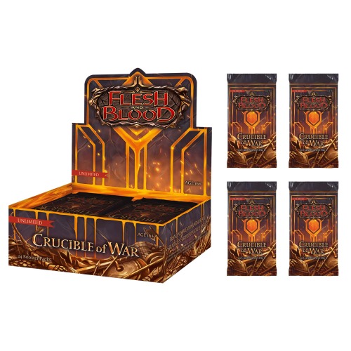Flesh and Blood TCG: Crucible of War Unlimited Booster Box | 24 Packs | Default Title