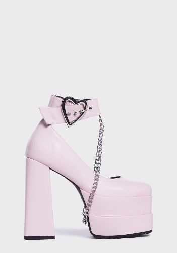 Talk To Me Platform Heels | US 9