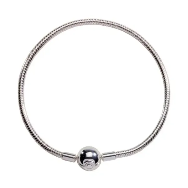 Pokémon Jewelry - Charms: Poké Ball Sterling Silver Clasp Bracelet (Size 20)