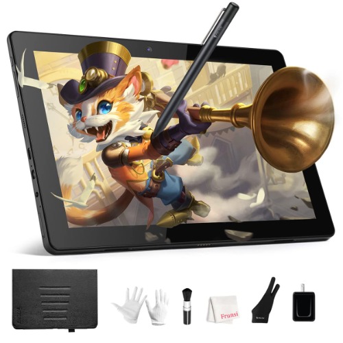Standalone Drawing Tablet, 10 Inch Drawing Tablet with Screen No Computer Needed, Android 11 Pen Display 4GB/64GB - 