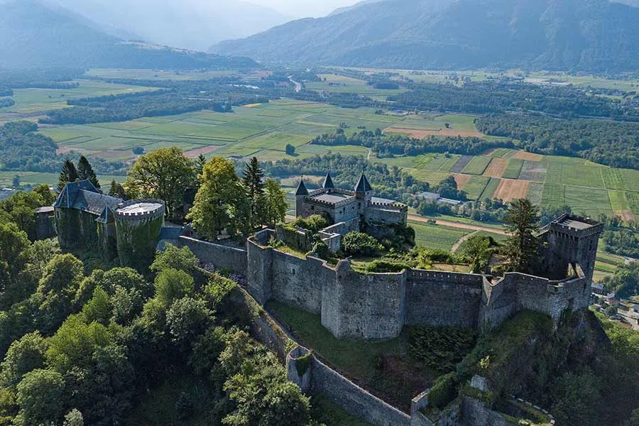 Spectacular Medieval Castle. Savoie, FRANCE
