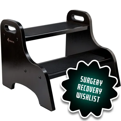 2 Step Stool with Non-Slip Stepping Surface