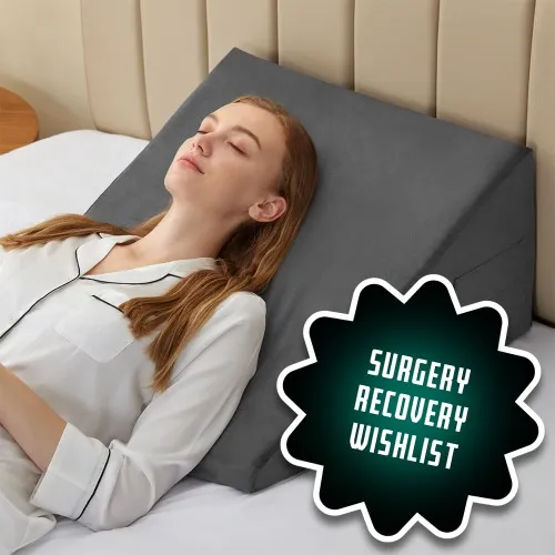 Bed Wedge Pillow with Memory Foam