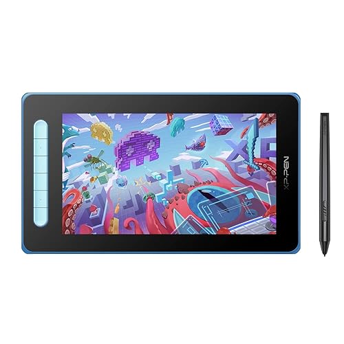 XPPen 10 inch Drawing Tablet Artist 10 2nd,Computer Graphics Tablet with X3 Stylus,Digital Drawing Pad with 8192 Levels Pressure Sensitive & 6 Shortcut Keys,Designed for PC,Laptop,Android(Blue) - 10.1 inch - Blue