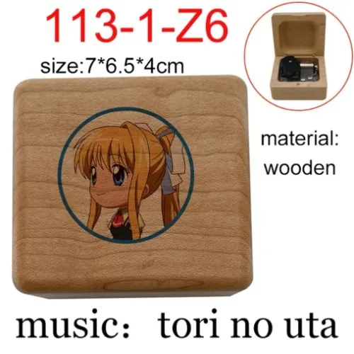 Cajita musical con la melodia Tori no Uta