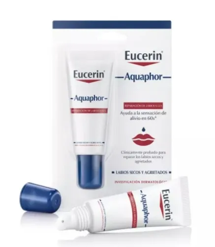 Crema Regeneradora para Labios secos Aquaphor SOS | Eucerin