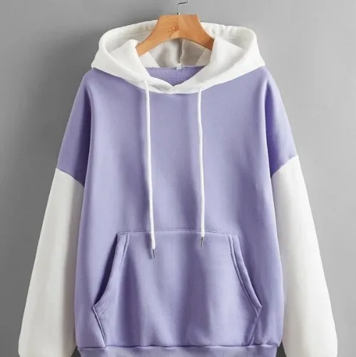 SHEIN EZwear Cordão Bolso Bloco de cores ocasional Suéter | SHEIN Brasil