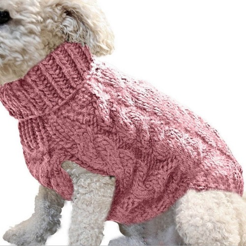 Dach Everywhere™ Stylish Winter Dog Sweater - Burgundy / M
