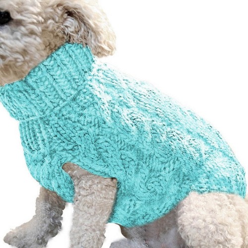 Dach Everywhere™ Stylish Winter Dog Sweater - Blue / M