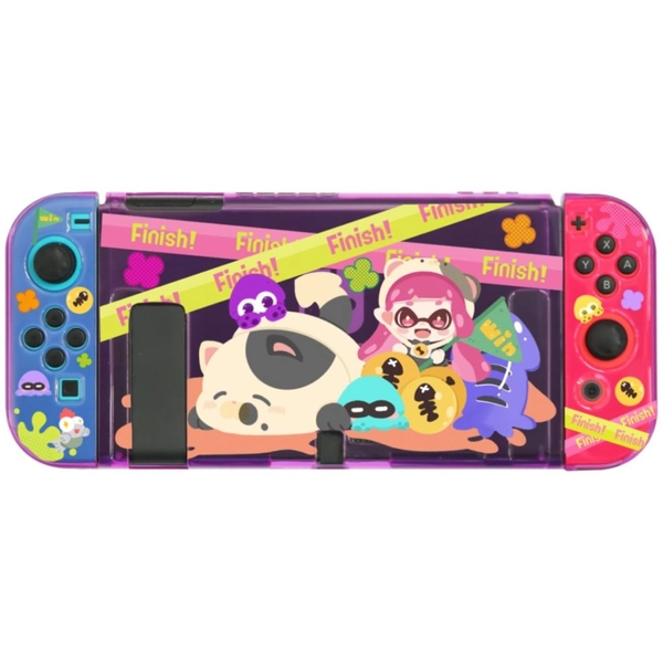 Kawaii Splatoon Switch OLED Case Kickstand Compatible Splatoon Switch Case Cover - Switch